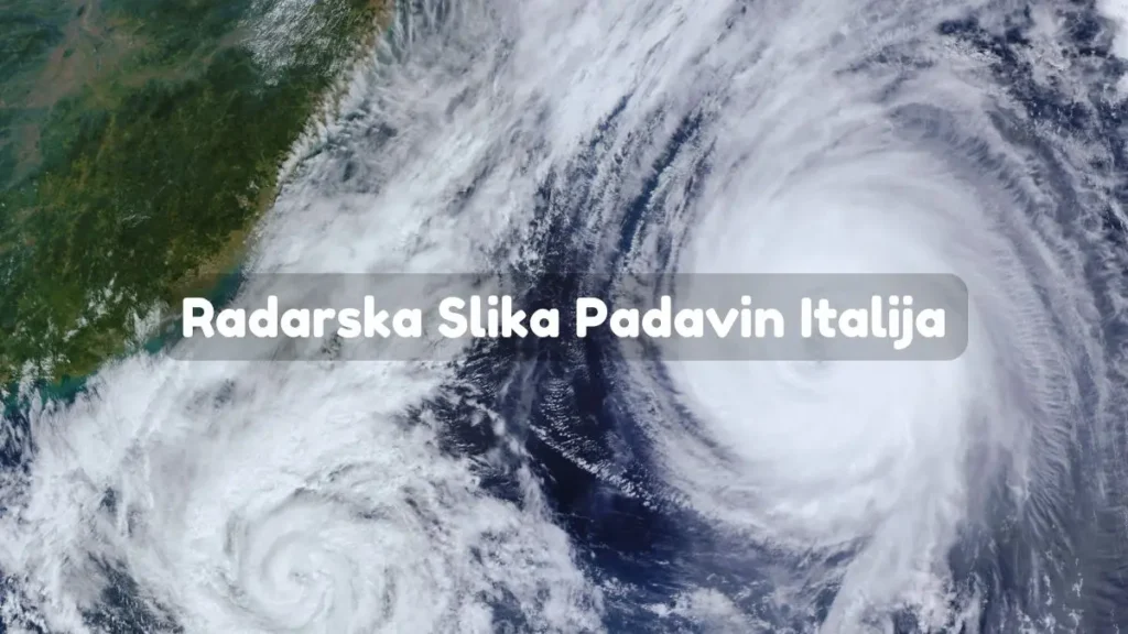 radarska slika padavin italija