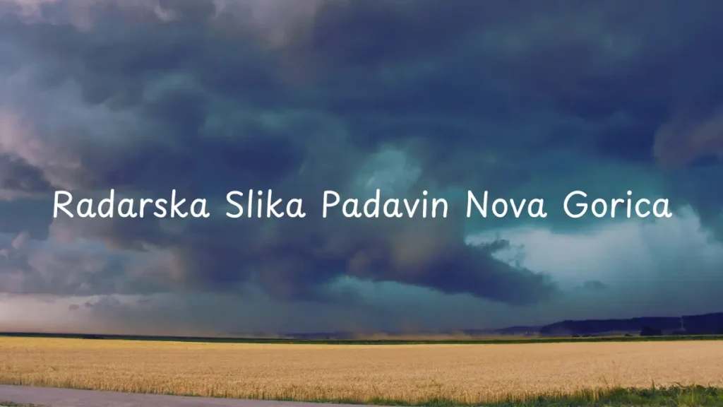 radarska slika padavin nova gorica